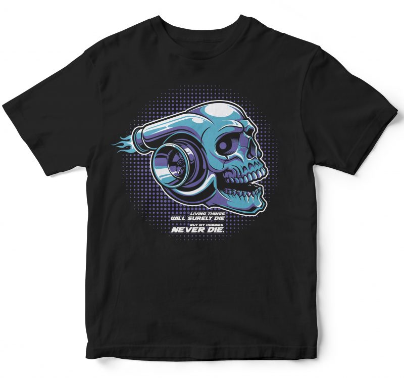 Skull Boost t shirt design template
