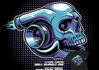 Skull Boost t shirt design template