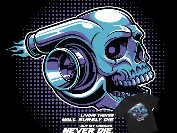 Skull boost t shirt design template