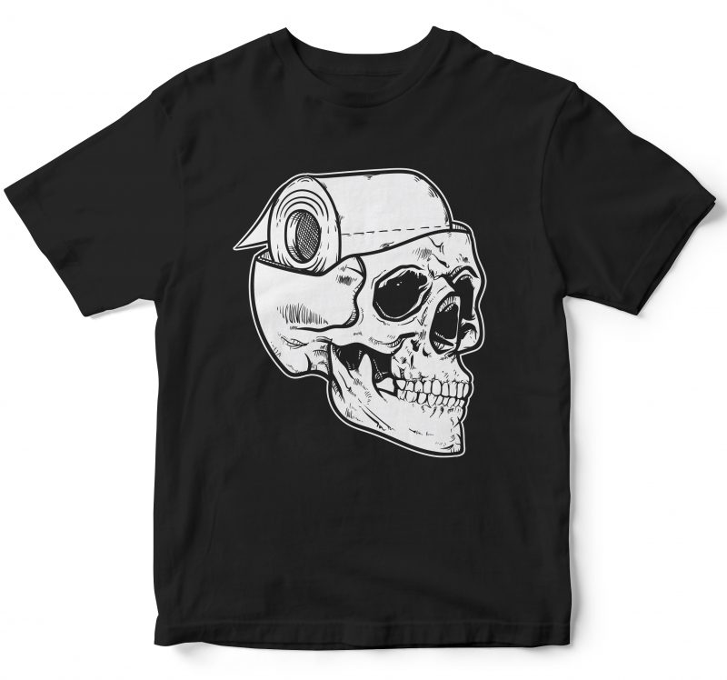 skull toilet paper brain buy t shirt design
