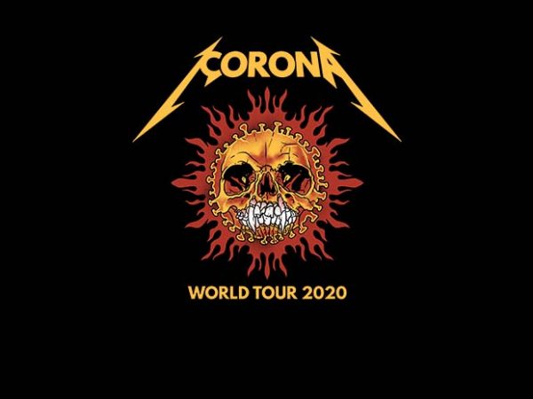 Corona world tour 2020 design for t shirt