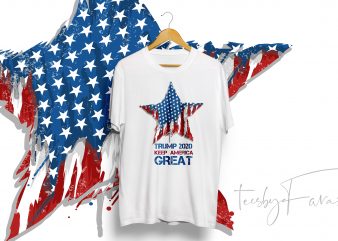 Trump 2020 Keep America Great t-shirt design to buy