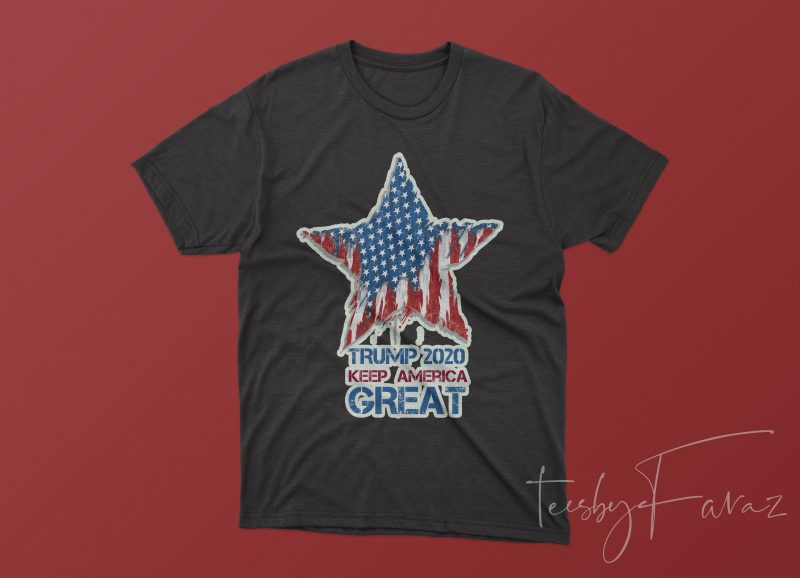 Trump 2020 Keep America Great t-shirt design to buy