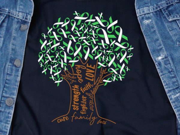 Ribbon tree of hope and cure cerebral palsy svg – awarness – t shirt design for purchase Ribbon tree of hope and cure cerebral palsy svg – awarness – t shirt design for purchase