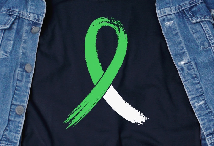 Ribbon for Cerebral Palsy SVG – Awareness – Cerebral Palsy – t shirt design for sale