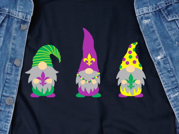 Mardi gras gnome svg – festival – buy t shirt design for commercial use