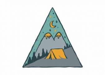 Camp Triangle shirt design png