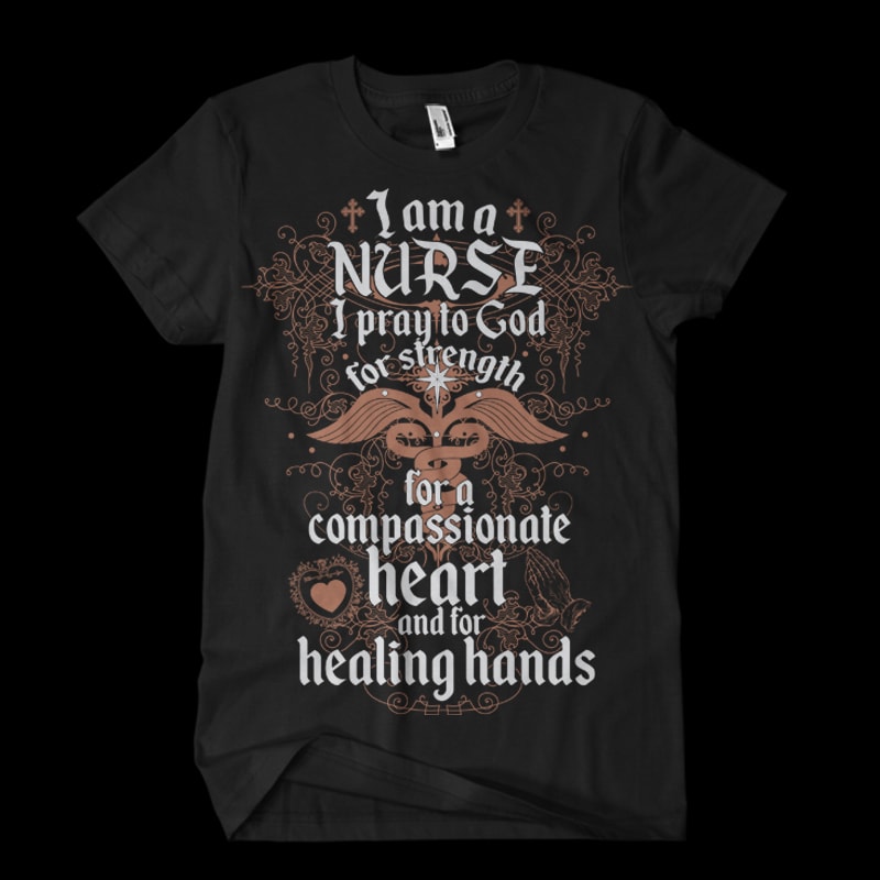 PRAY FOR for nurses buy t shirt design