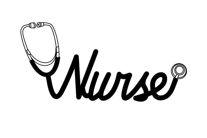 Nurse t shirt design template