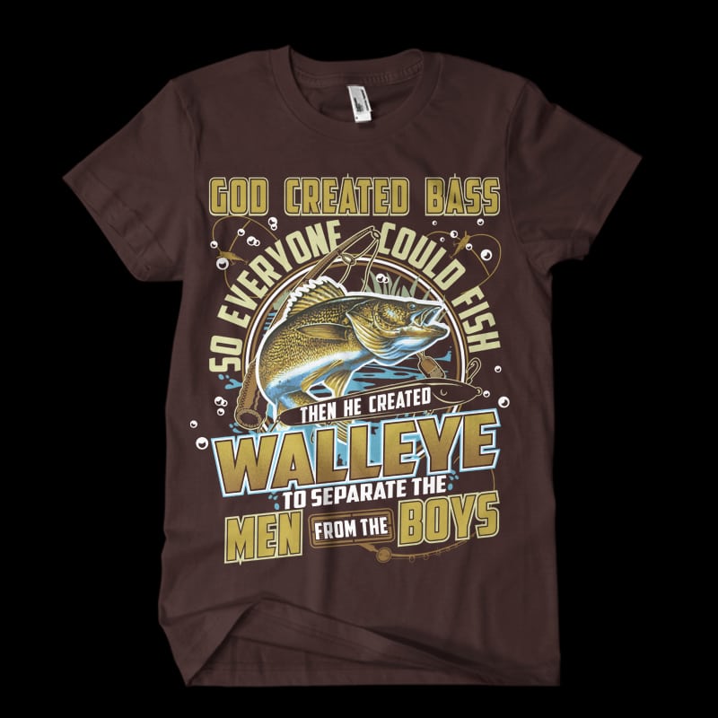 FISHING BUNDLE tshirt design for merch by amazon