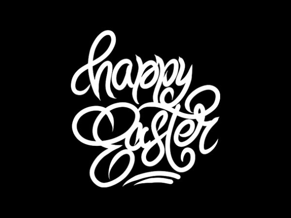 Happy easter t-shirt design png