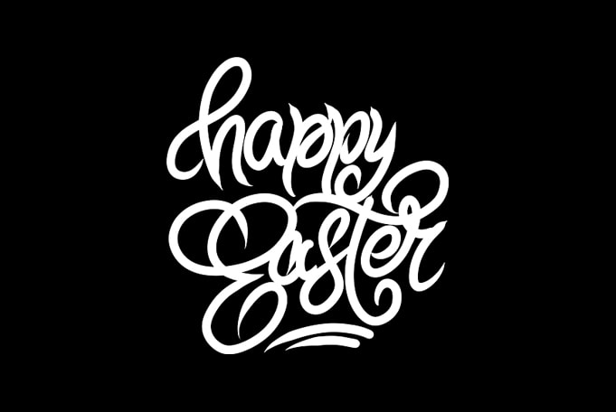 Happy Easter t-shirt design png