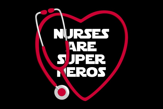 Nurses are super heros t-shirt design png