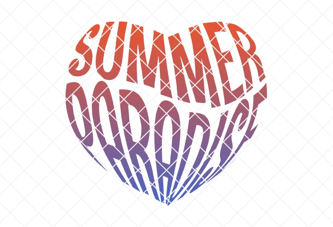 Summer paradise,  summer/beach  commercial use t-shirt design