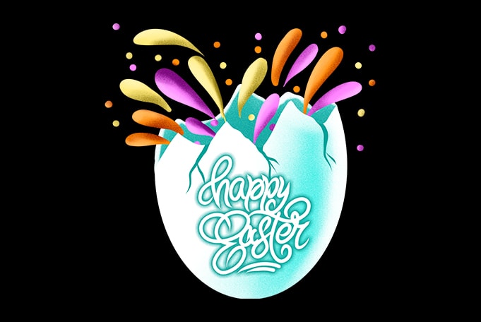 Happy Easter Egg buy t shirt design artwork