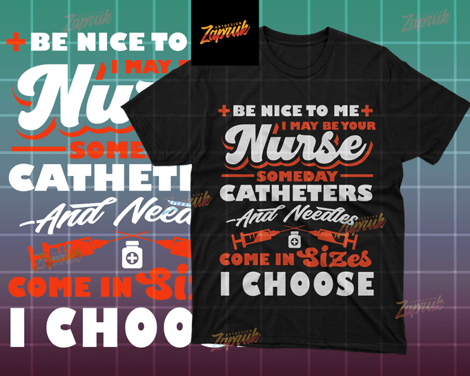 Funny quotes Nurse part 1 – tshirt design Ready to print
