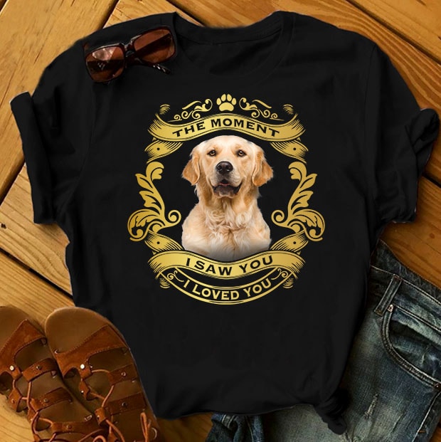 1 DESIGN 30 VERSIONS – DOGS – I loved you – t-shirt design for commercial use