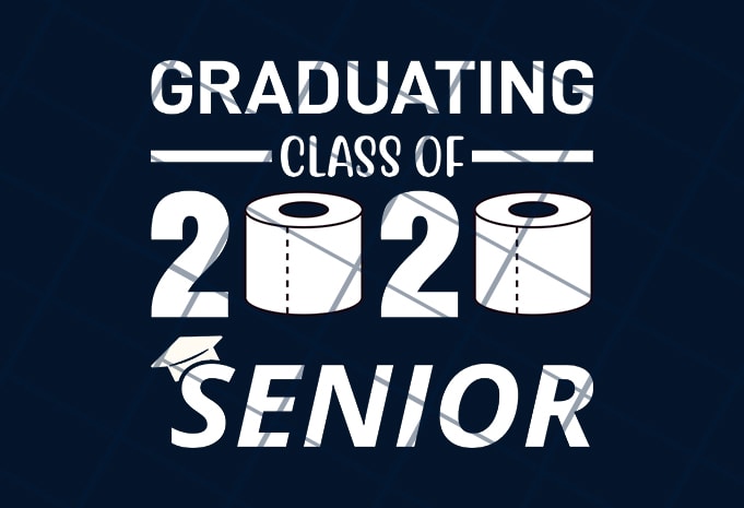 Graduating class of 2020 senior  buy t shirt design