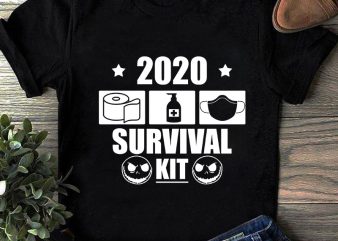 2020 Survival Kit, Coronavirus, Covid19 SVG buy t shirt design artwork