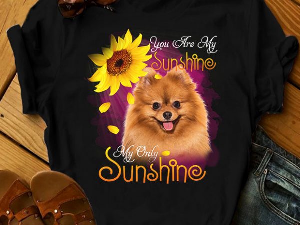 1 design 30 versions – dogs – my sunshine – t shirt design for purchase