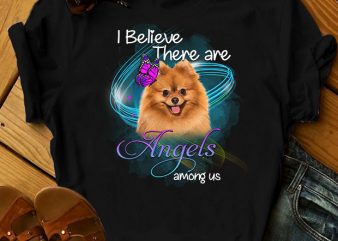 1 DESIGN 30 VERSIONS – DOGS – There are angels among us – t-shirt design png