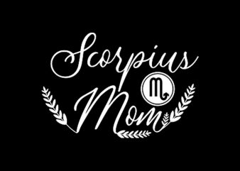 Scorpius Mom graphic t-shirt design