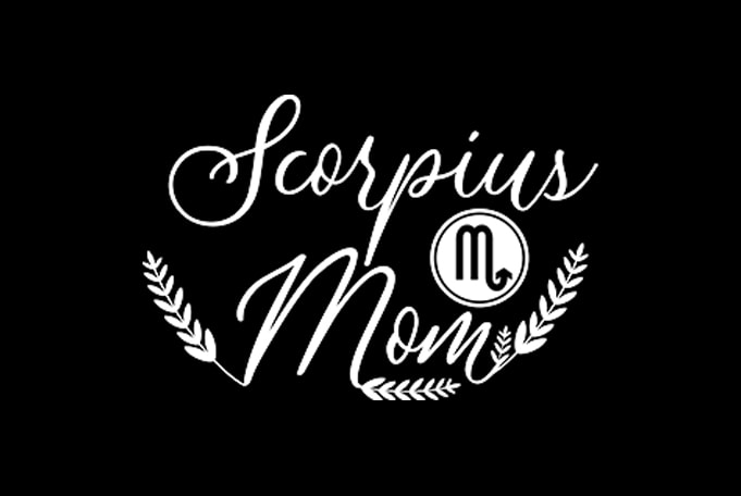 Scorpius Mom graphic t-shirt design