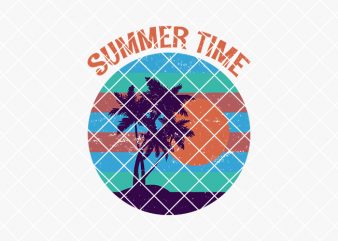 Summer time, summer/beach tshirt design