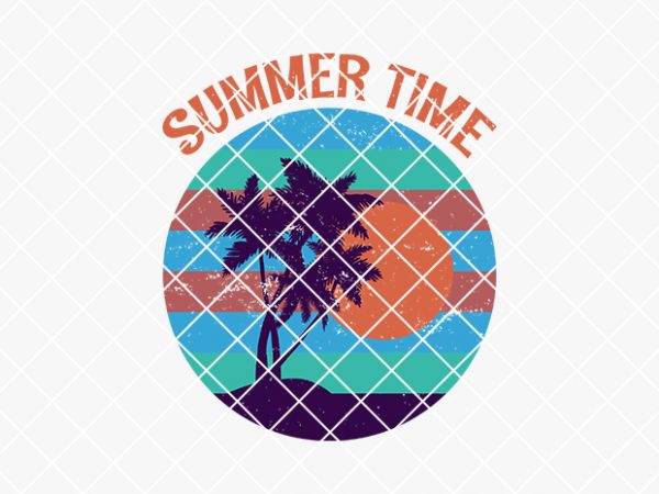 Summer time, summer/beach tshirt design