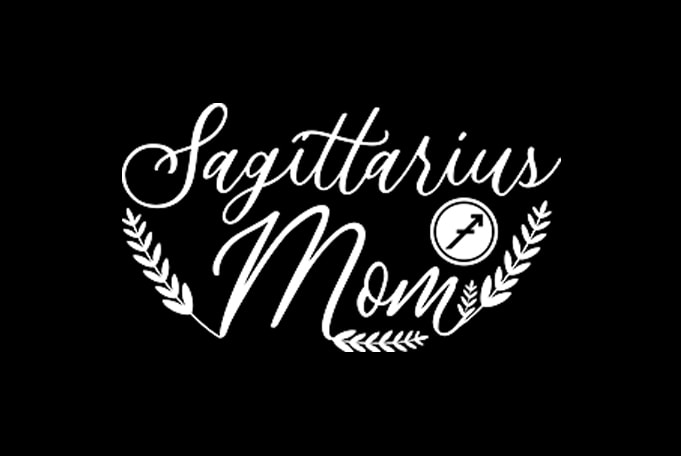 Sagitarius Mom shirt design png graphic t-shirt design