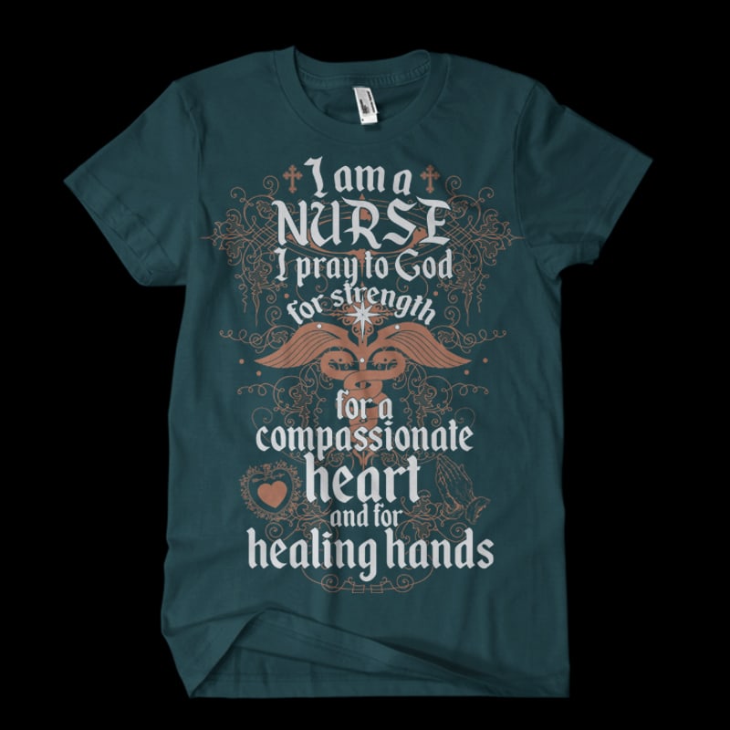 PRAY FOR for nurses buy t shirt design