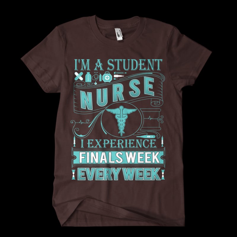 Finals Week Every Week t-shirt design for commercial use