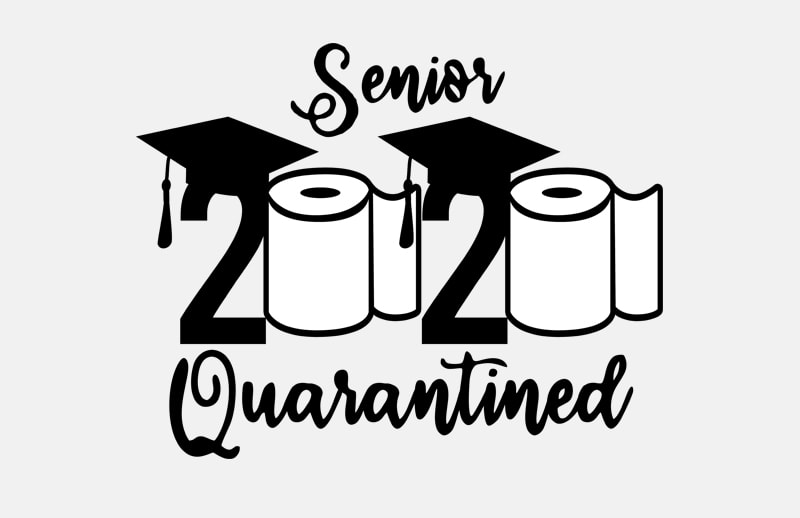 senior 2020 quarantined buy t shirt design artwork