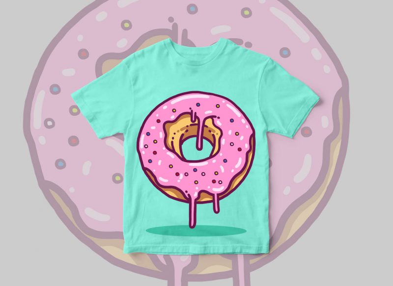 Junk Food Vector Designs Bundle vector shirt designs