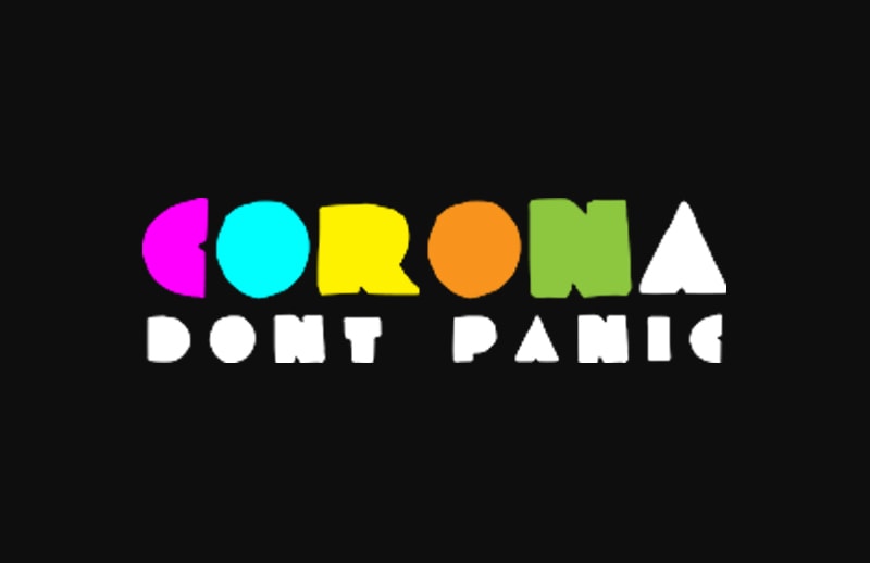 corona dont panic buy t shirt design artwork