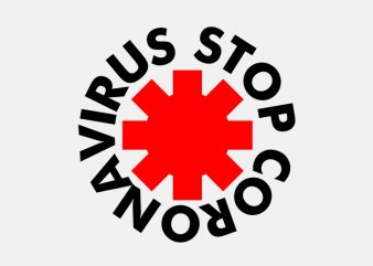 stop coronavirus graphic t-shirt design