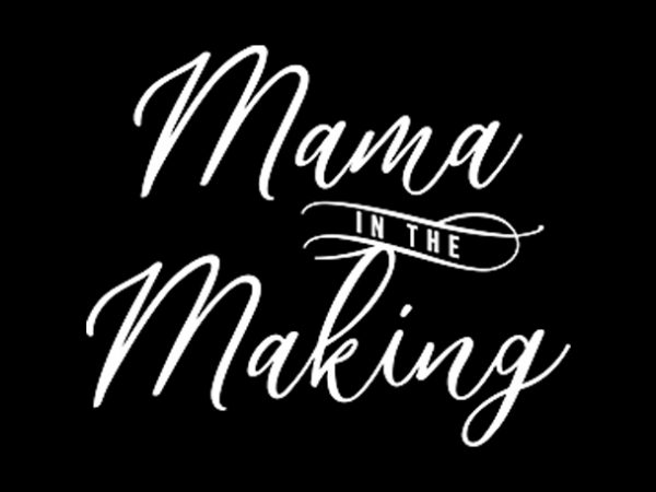 Mama in the making t shirt design for sale