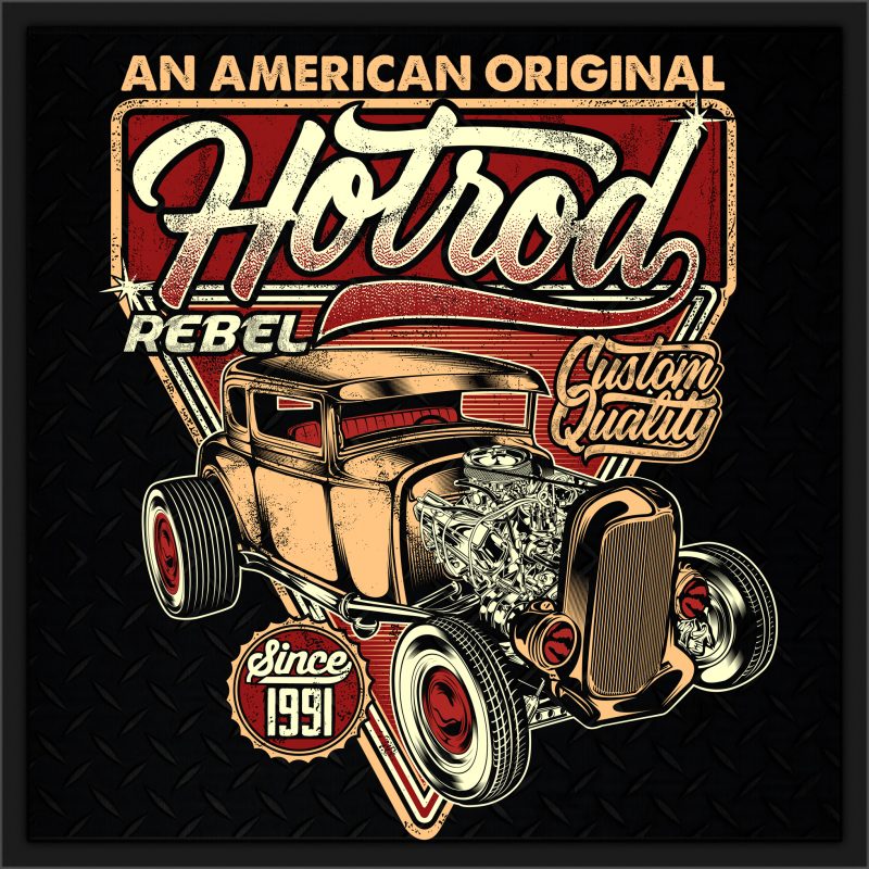 Automotive collection Graphic T-shirt t-shirt design for merch by amazon