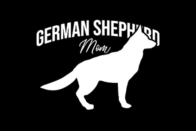 German Shepherd ready made tshirt design
