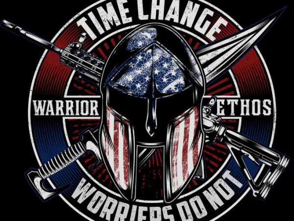 Warrior ethos buy t shirt design for commercial use