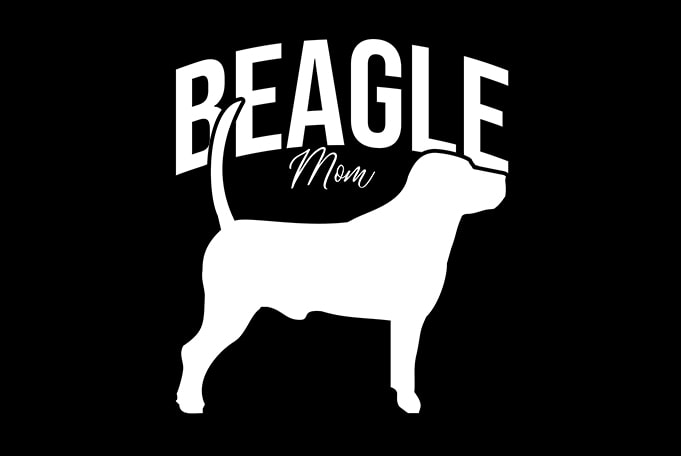 Beagle Mom t shirt design to buy