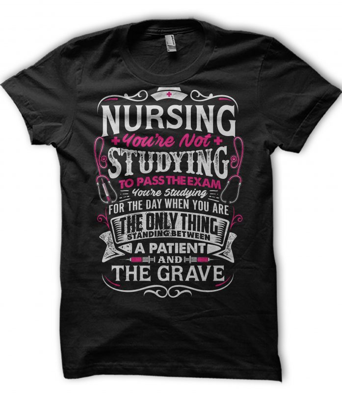 NURSE T-SHIRT 1 commercial use t-shirt design