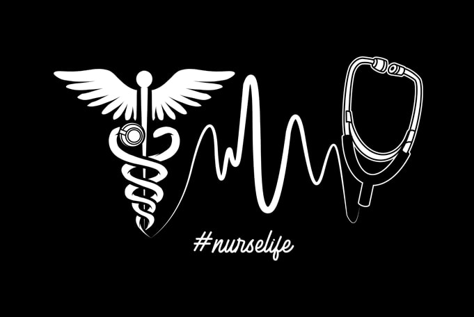 Nurse Life t-shirt design png