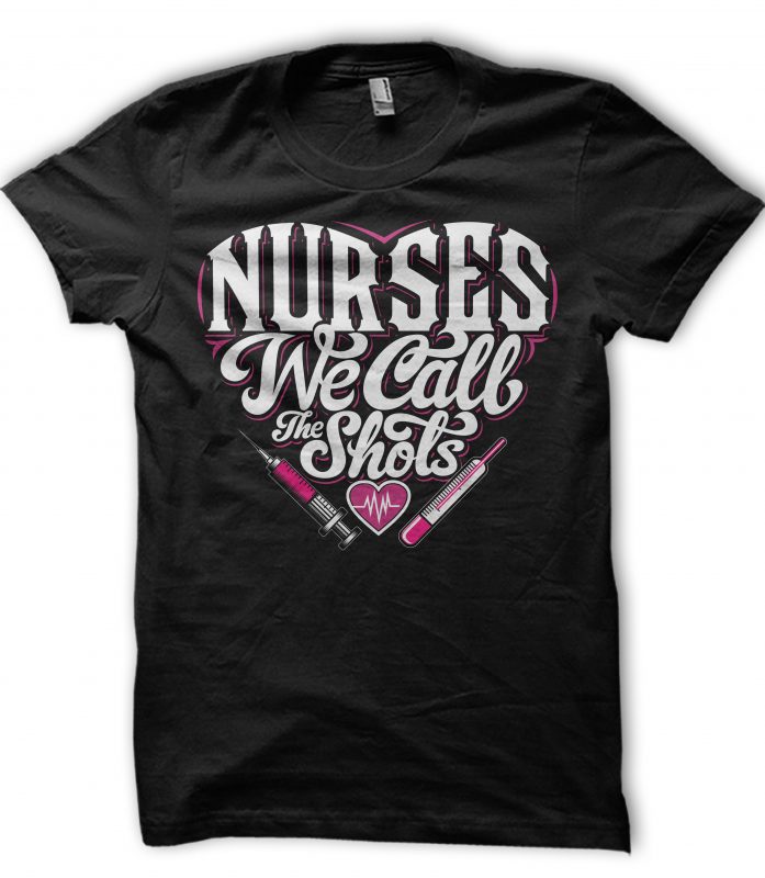 NURSE T-SHIRT 4 graphic t-shirt design