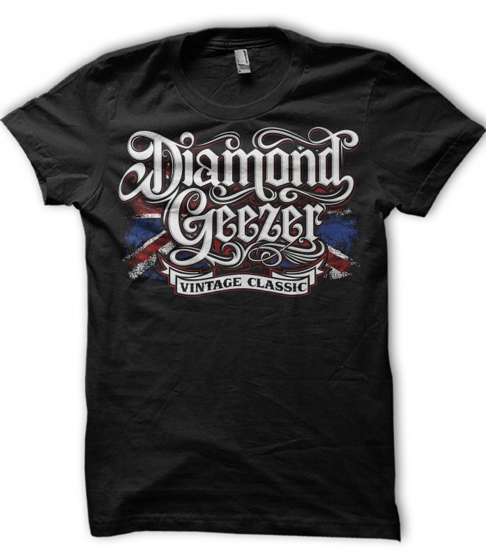 Diamond Geezer ready made tshirt design