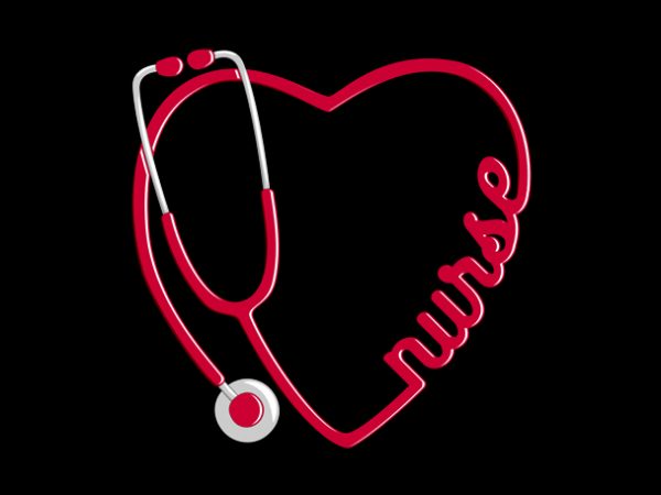 Nurse love commercial use t-shirt design