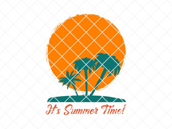 It’s summer time, summer/beach ready made tshirt design