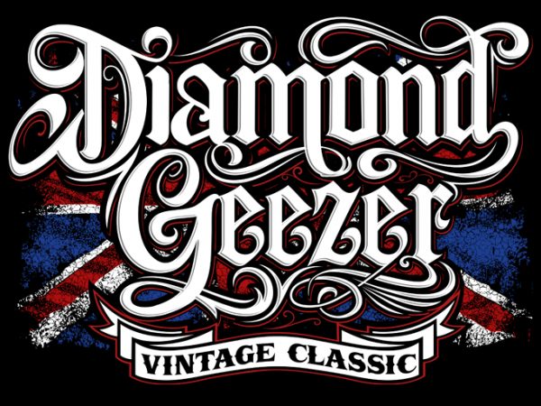 Diamond geezer ready made tshirt design