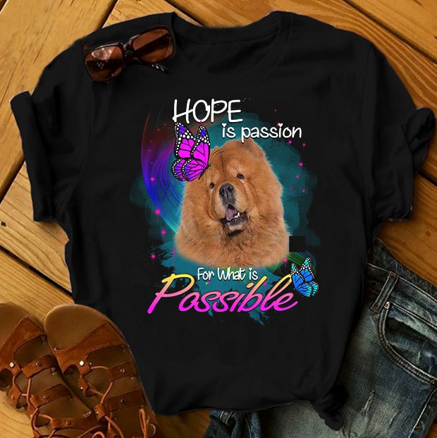 1 DESIGN 30 VERSIONS – DOGS – Hope is passion for what is possible – buy t shirt design artwork