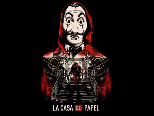 Money heist – la casa de papel tshirt design